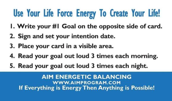 5 steps on the EMC2 goal card