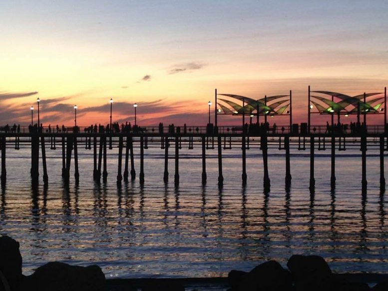 Pier at dusk